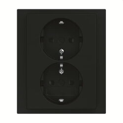 Busch-Jaeger Doppelsteckdose SCHUKO 202 EUJB-885 volle...