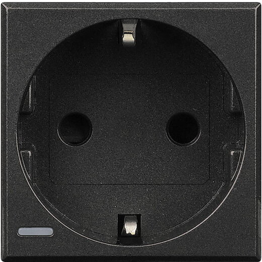 Bticino SCHUKO-Steckdose anthrazit SL