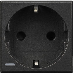 Bticino SCHUKO-Steckdose anthrazit