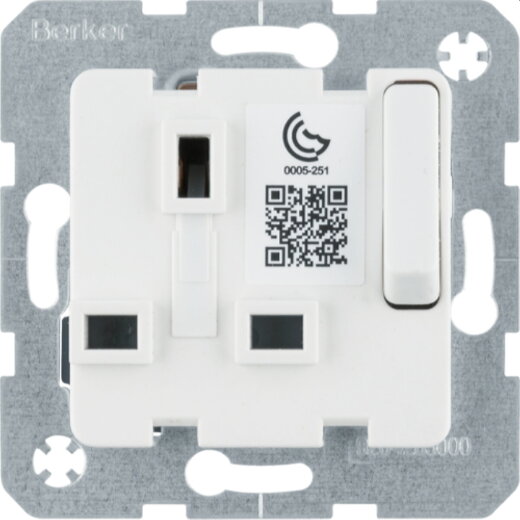 Berker Steckdose 53420219 polarweiss British 53420219