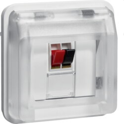 Berker Lautsprecher-Steckdosen-Einsatz 1fach W.1...