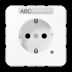 Jung SCHUKO Steckdose, 16 A 250 V ~, ohne Krallen,...