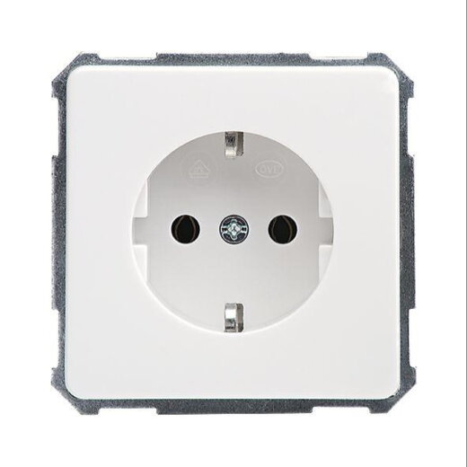 ELSO Steckdose 225054 16A ohne Kralle reinweiß