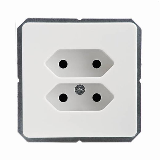 ELSO Steckdoseneinsatz 215914 Doppel-Europa16A reinweiß