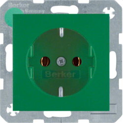 Berker Steckdose SCHUKO 41431913 grün matt 41431913