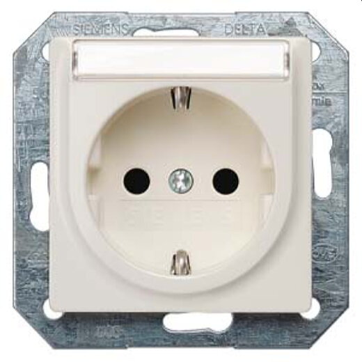 Siemens Steckdose SCHUKO carbon-metallic 55x55mm 5UB1943