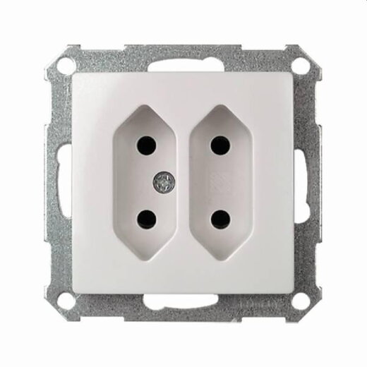 ELSO Steckdose ELG275914 Doppel-Europa 16A JOY rw