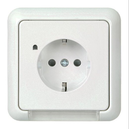 ELSO Steckdose 225304 LED-Licht 16A FASHION reinweiß