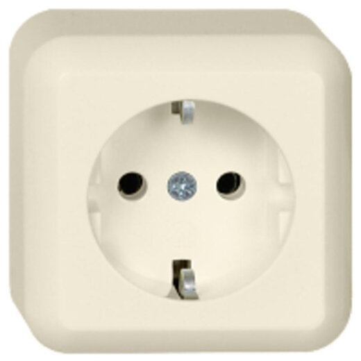 ELSO AP-Steckdose 395000 16A CONTURA perlweiß