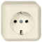 ELSO AP-Steckdose 395000 16A CONTURA perlweiß