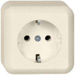 ELSO AP-Steckdose 385000 16A CONTURA perlweiß