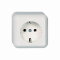 ELSO AP-Steckdose 395004 16A CONTURA reinweiß