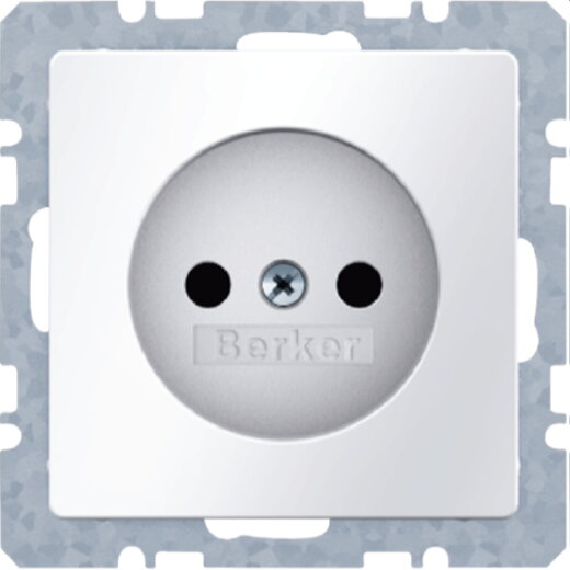 Berker Steckdose 6167036089 polarweiss samt 6167036089
