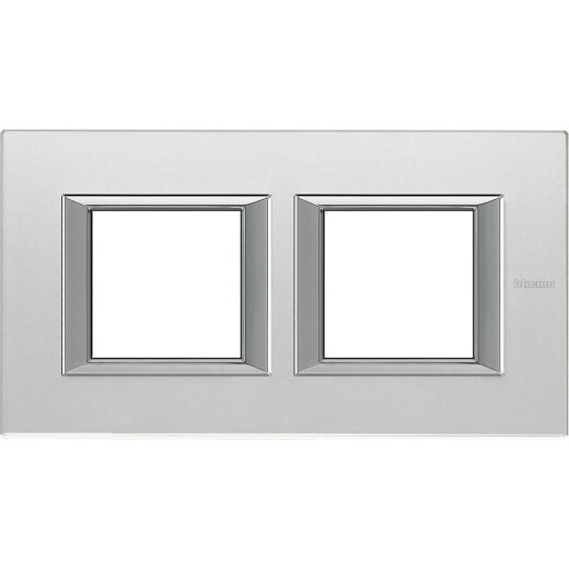 Bticino Rahmen 2fach Horizontal Glas Spiegeln