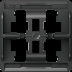 Jung Halteplatte 3fach, Serie LS, schwarz LS93HP