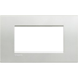 Bticino Rahmen LNA4804AG SILVER 4-modulig