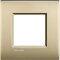 Bticino Rahmen LNC4802OF GOLD MATT 2-mod