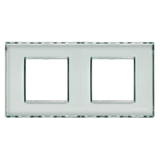 Bticino Rahmen LND4802M2KR KRISTALL 2x2-mod
