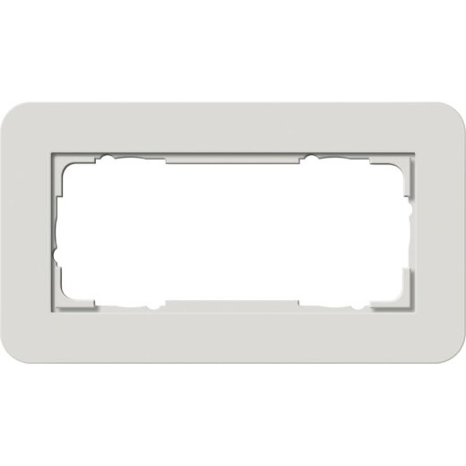Gira Rahmen 1002411 2fach E3 Hellgrau/Reinweiss 1002411