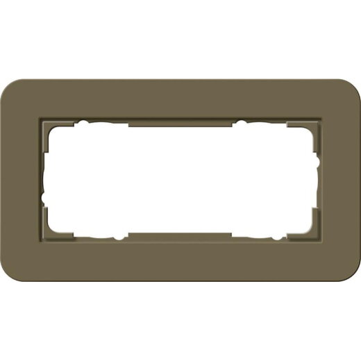 Gira Rahmen 1002426 2fach E3 Umbra/Anthrazit 1002426