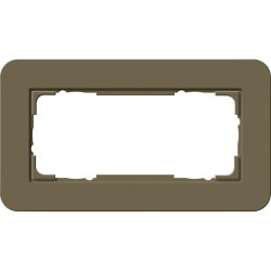 Gira Rahmen 1002426 2fach E3 Umbra/Anthrazit 1002426