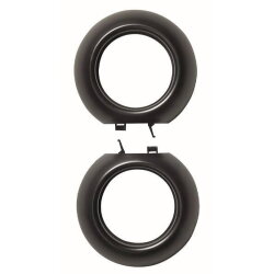 ELSO End-Rahmen WDE011422 Schwarz Renova PK=2Stck