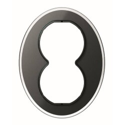 ELSO Glasrahmen WDE011429 2fach Std sw Renova