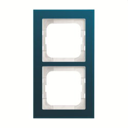 Busch-Jaeger Abdeckrahmen 1722-228 2fach, Glas ozean