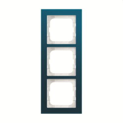 Busch-Jaeger Abdeckrahmen 1723-228 3fach, Glas ozean