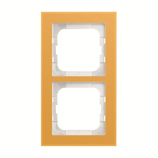 Busch-Jaeger Abdeckrahmen 1722-225 2fach, Glas sonne