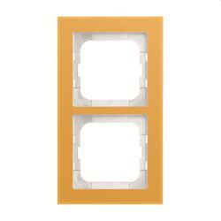 Busch-Jaeger Abdeckrahmen 1722-225 2fach, Glas sonne