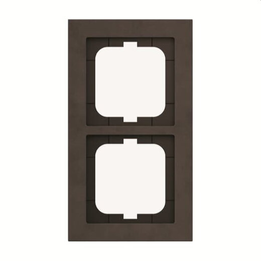 Busch-Jaeger Abdeckrahmen 1722-243 2fach, papierbraun