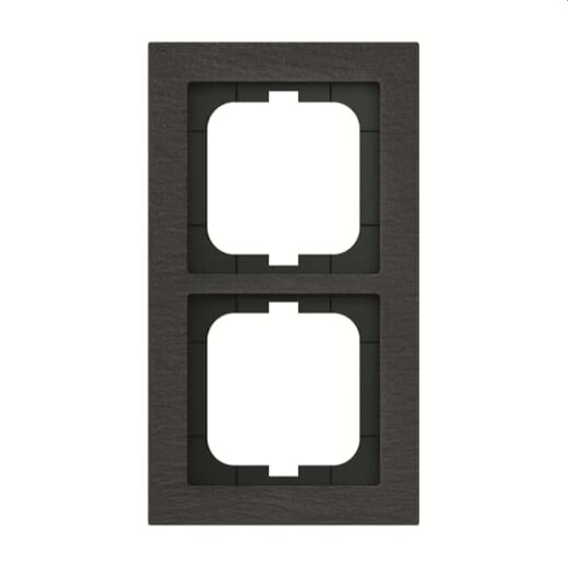 Busch-Jaeger Abdeckrahmen 1722-290 2fach, schiefergrau