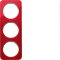 Berker Rahmen 10132349 rot transp/polarweiss glänz 10132349