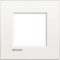 Bticino Rahmen LNC4802BN PURE WHITE 2-MOD