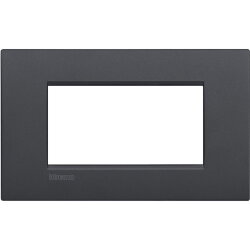 Bticino Rahmen LNC4804AR anthrazit 4-MOD