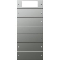 Gira Wippenset 2145601 5fach Plus System 55 Edelstahl...