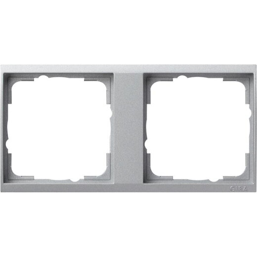 Gira Tragplatte 1462726 2fach Gira Event Klar Farbe Alu 1462726