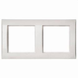 ELSO Rahmen 264204 2fach JOY reinweiß