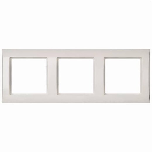 ELSO Rahmen 264304 3fach JOY reinweiß