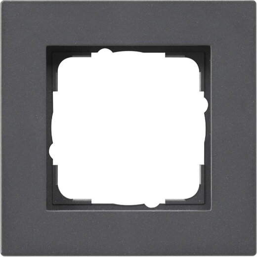 Gira Abdeckrahmen 0211235 1fach flach E2 anthrazit 0211235