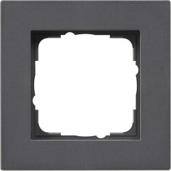 Gira Abdeckrahmen 0211235 1fach flach E2 anthrazit 0211235