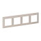 Legrand Rahmen VLIFE 4fach mandelweiss
