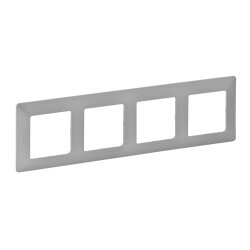 Legrand Rahmen VLIFE 4fach alu