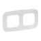 Legrand Rahmen V.ALL 2fach ultraweiss