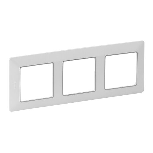 Legrand Rahmen VLIFE 3fach uw/chrom