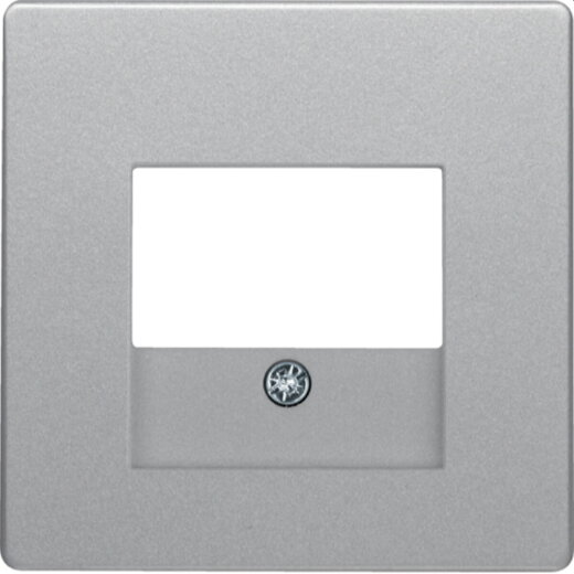 Berker Zentralstück Q1/Q3 alu samt lackiert 10336084