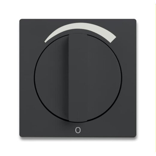 Busch-Jaeger Zentralscheibe 1740 DR/03-81 mit Drehgriff, anthrazit