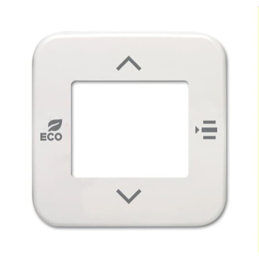 Busch-Jaeger Zentralscheibe 6109/03-214 für Raumtemperaturregler, weiß