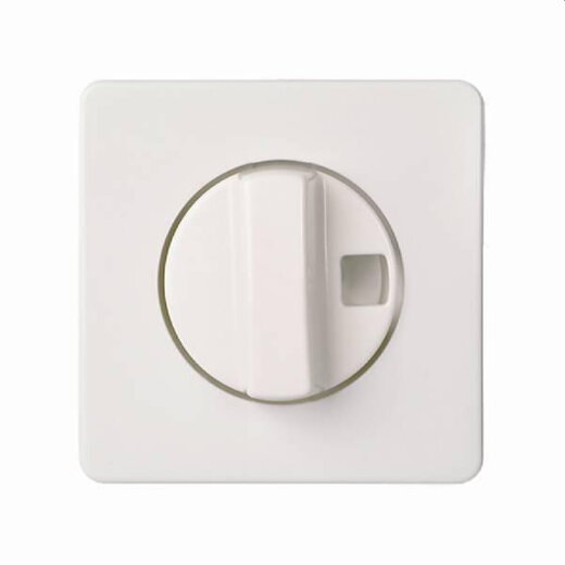 ELSO Zentralplatte 203044 Jalousie-Drehschalter Knebel rw